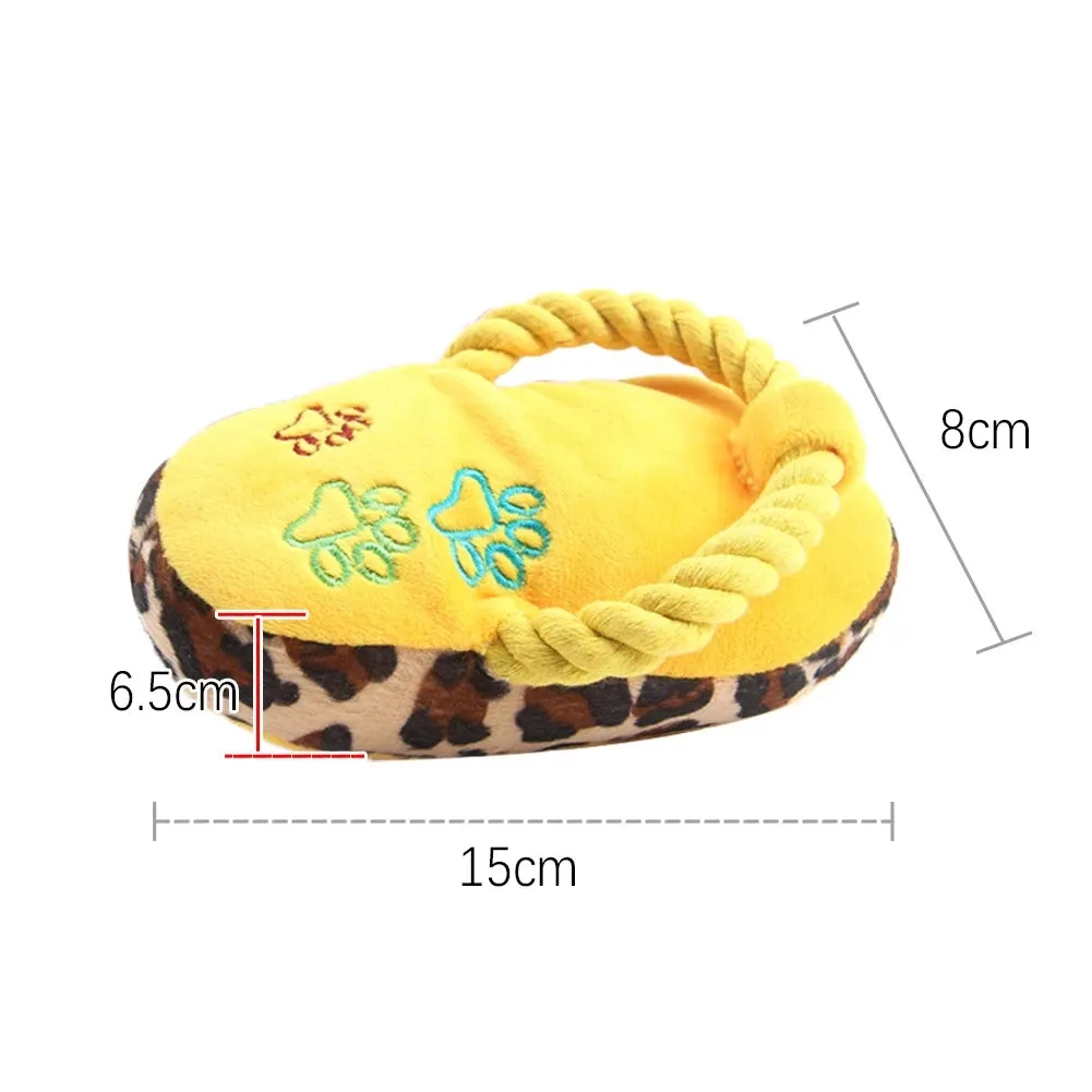 Plush Dog Toys - Slippers Shape