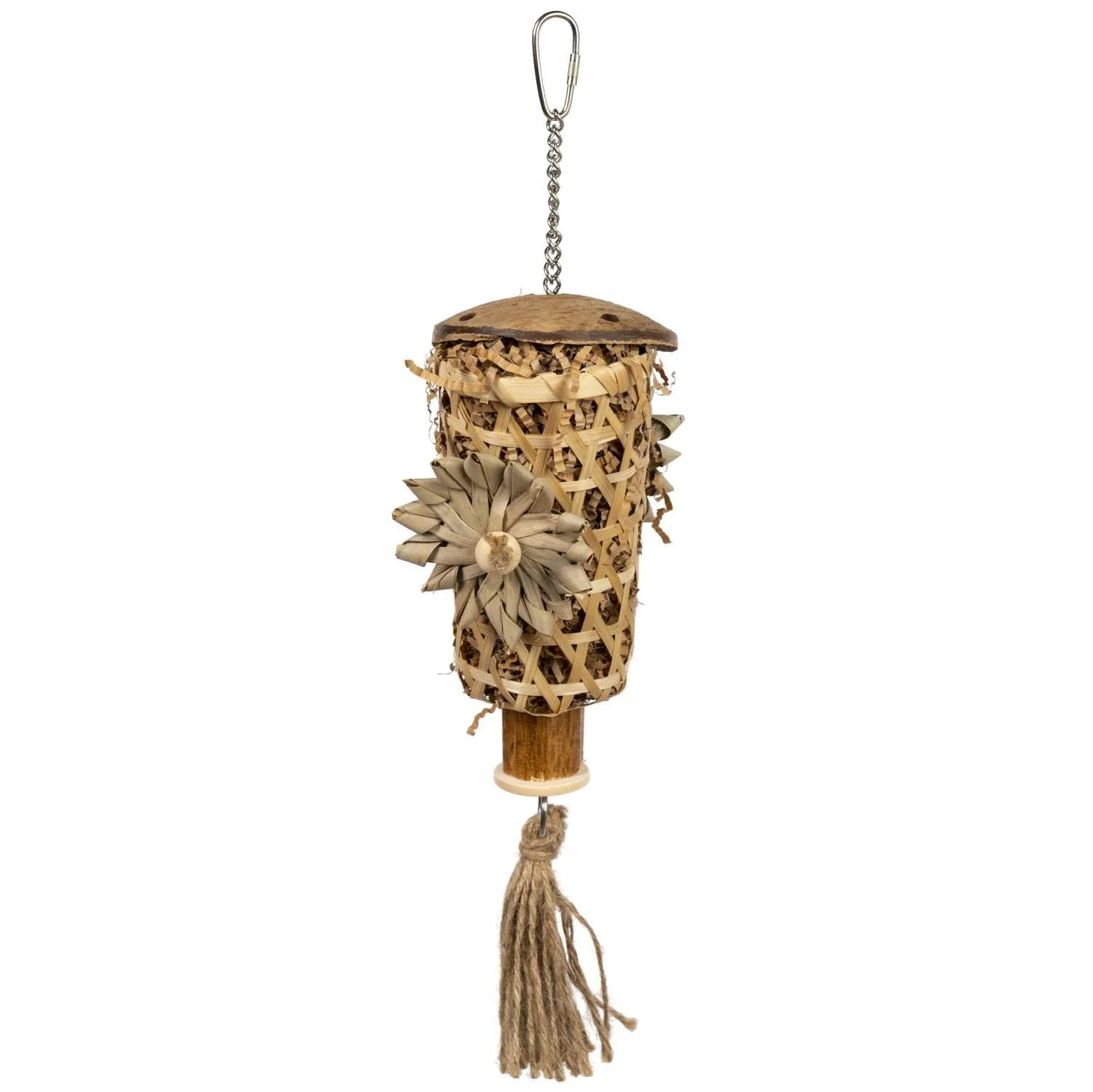 Prevue Pet Naturals Pluckers Cup Bird Toy