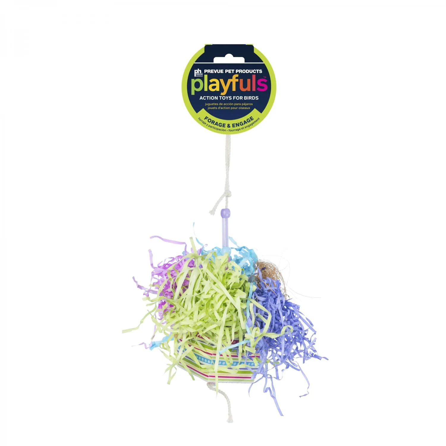 Prevue Pet Playfuls Basket Banquet Bird Toy