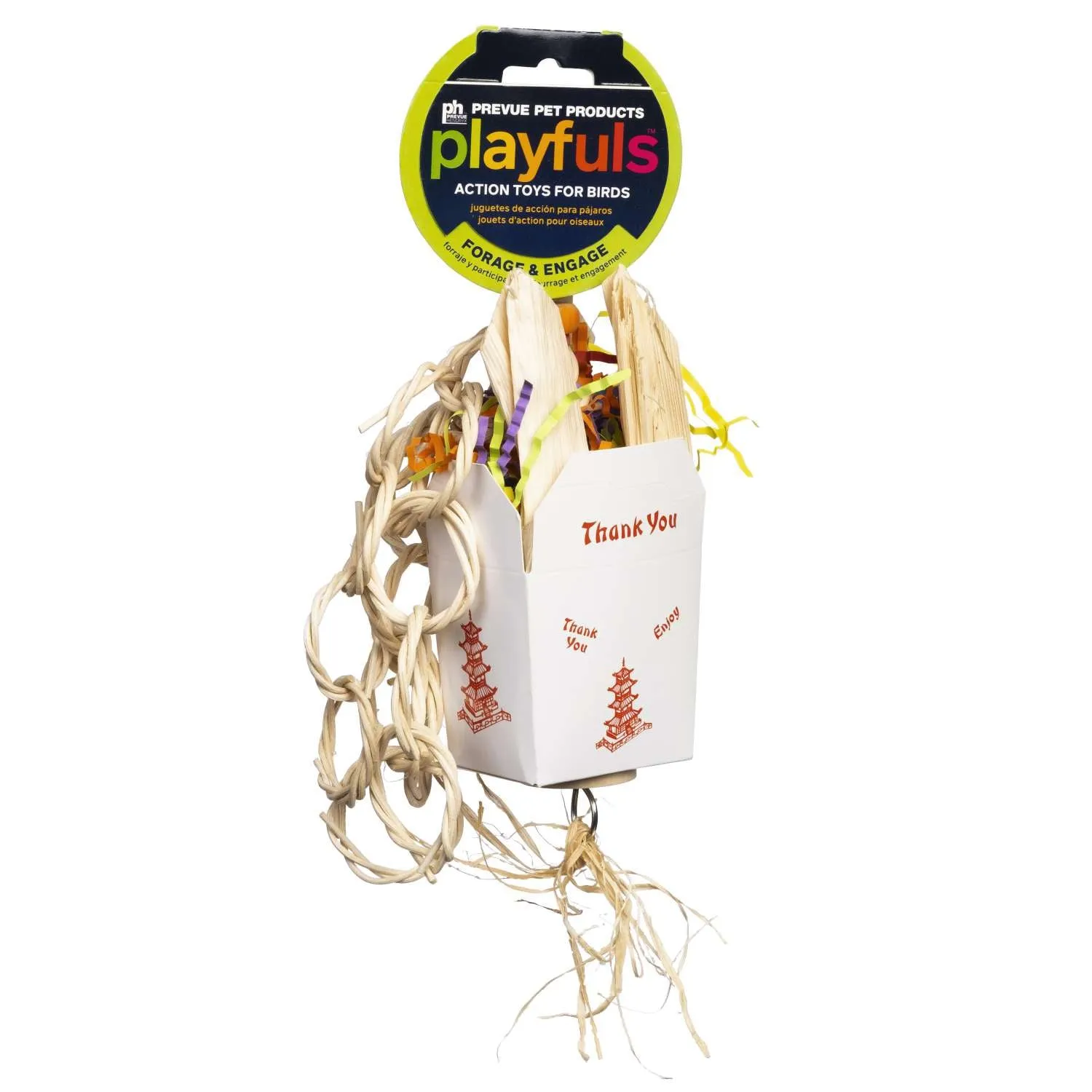 Prevue Pet Playfuls Takeout Bird Toy