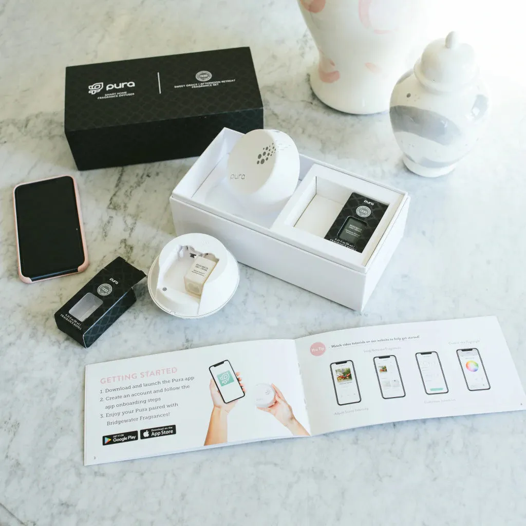 Pura Smart Home Diffuser Kit - Sweet Grace   Afternoon Retreat