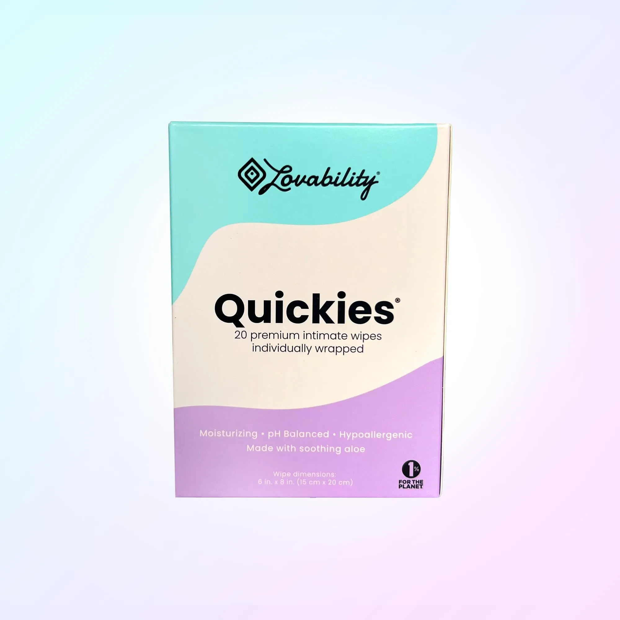 Quickies Intimate Wipes (20 Pack)