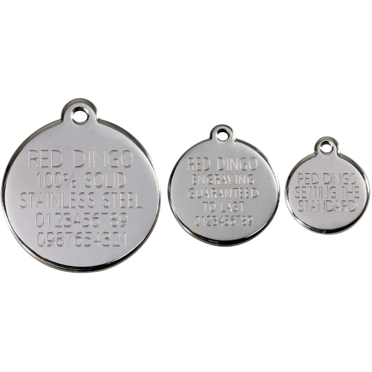 Red Dingo Compass Pet ID Dog Tags