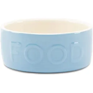 Scruffs 19cm Blue Stoneware Classic Food Bowl