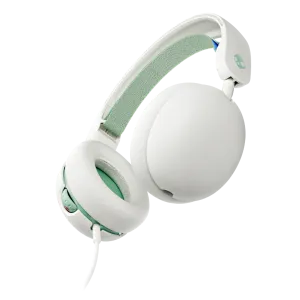 Skull Candy Kid's Grom Wired Headphones - BONE SEAFOAM