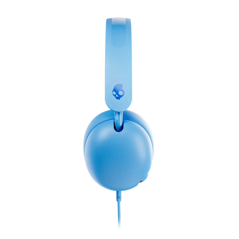 Skull Candy Kid's Grom Wired Headphones - SURF BLUE