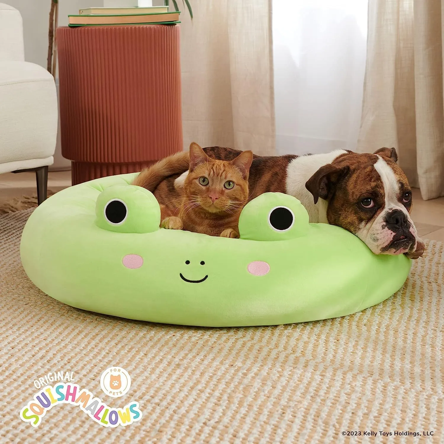 Squishmallows Pet Beds Wendy the Frog 3 Sizes