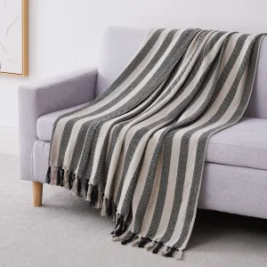 Striped Cotton Blankets and Throws