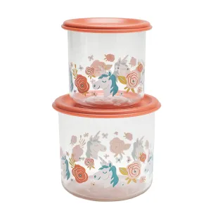 Sugarbooger by Ore’ Originals - Good Lunch Snack Containers | Unicorn | Large