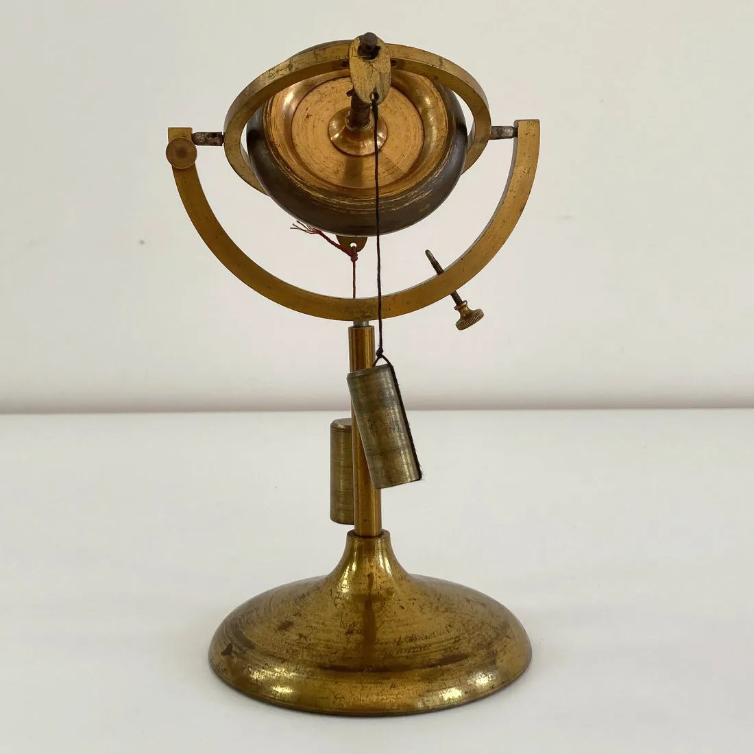 Victorian Cased Demonstration Gyroscope by Elliott Brothers London