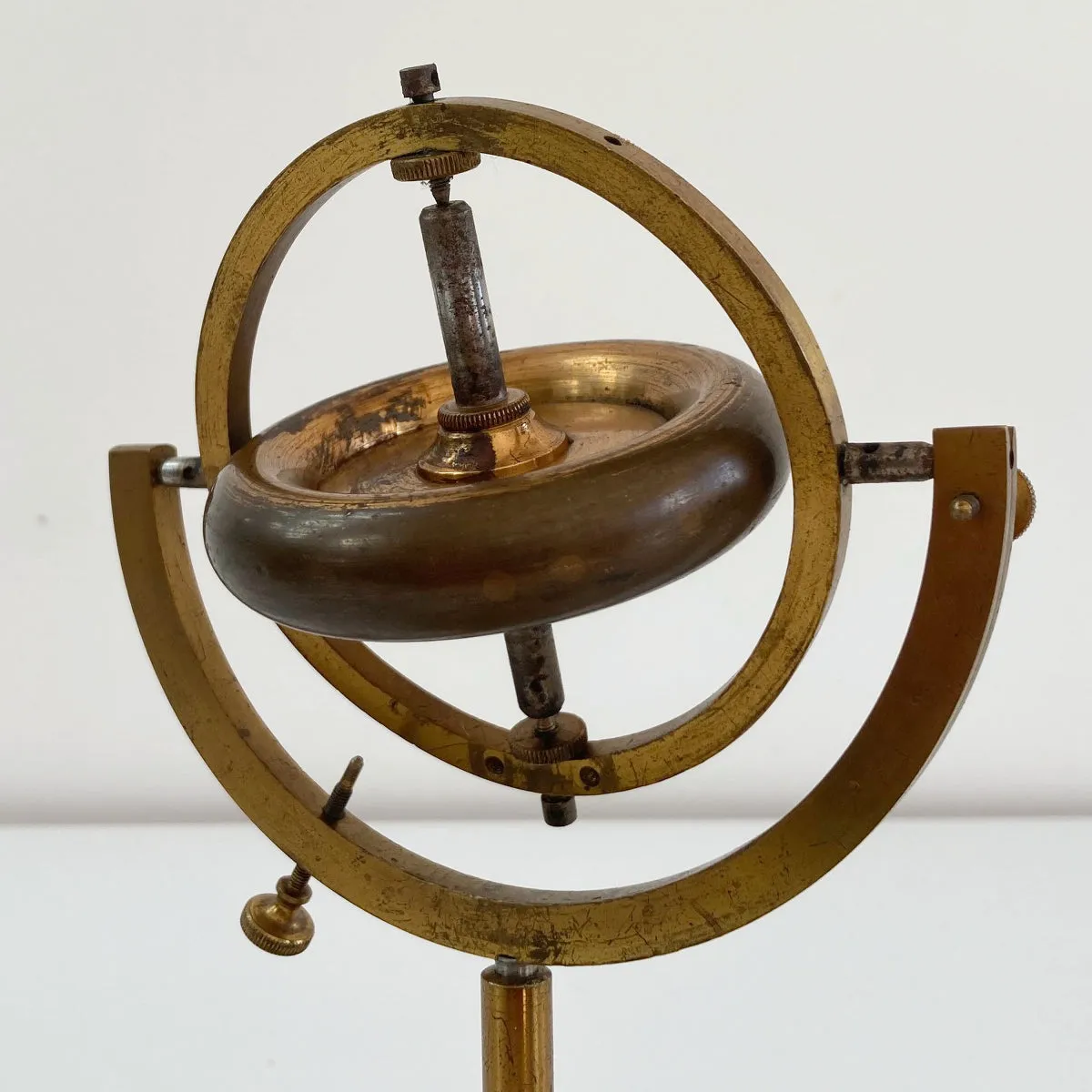 Victorian Cased Demonstration Gyroscope by Elliott Brothers London