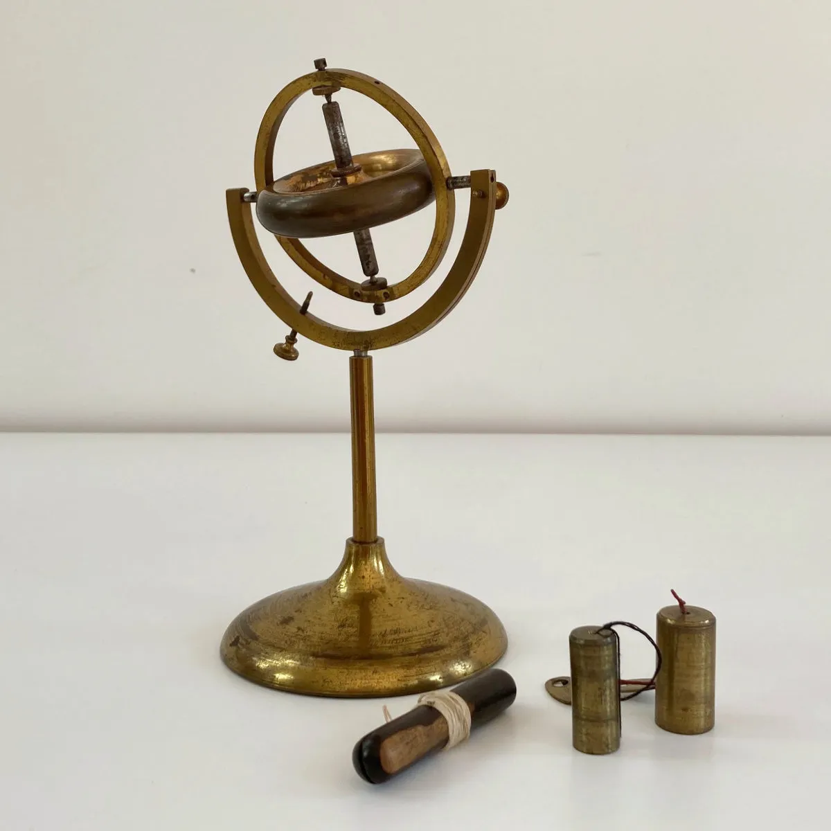 Victorian Cased Demonstration Gyroscope by Elliott Brothers London