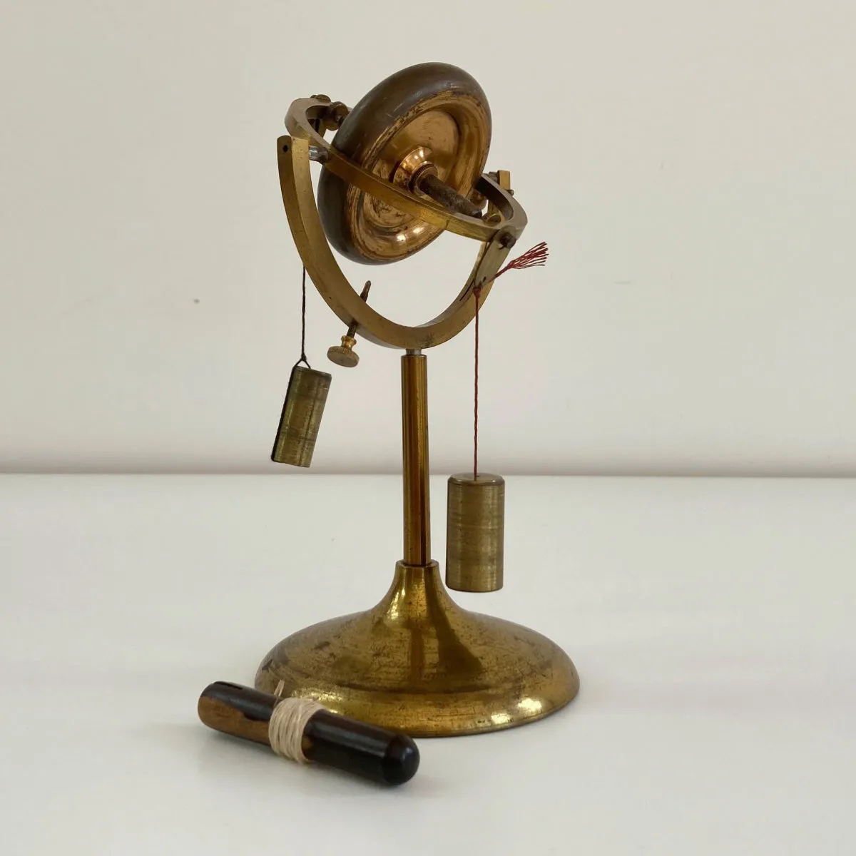 Victorian Cased Demonstration Gyroscope by Elliott Brothers London