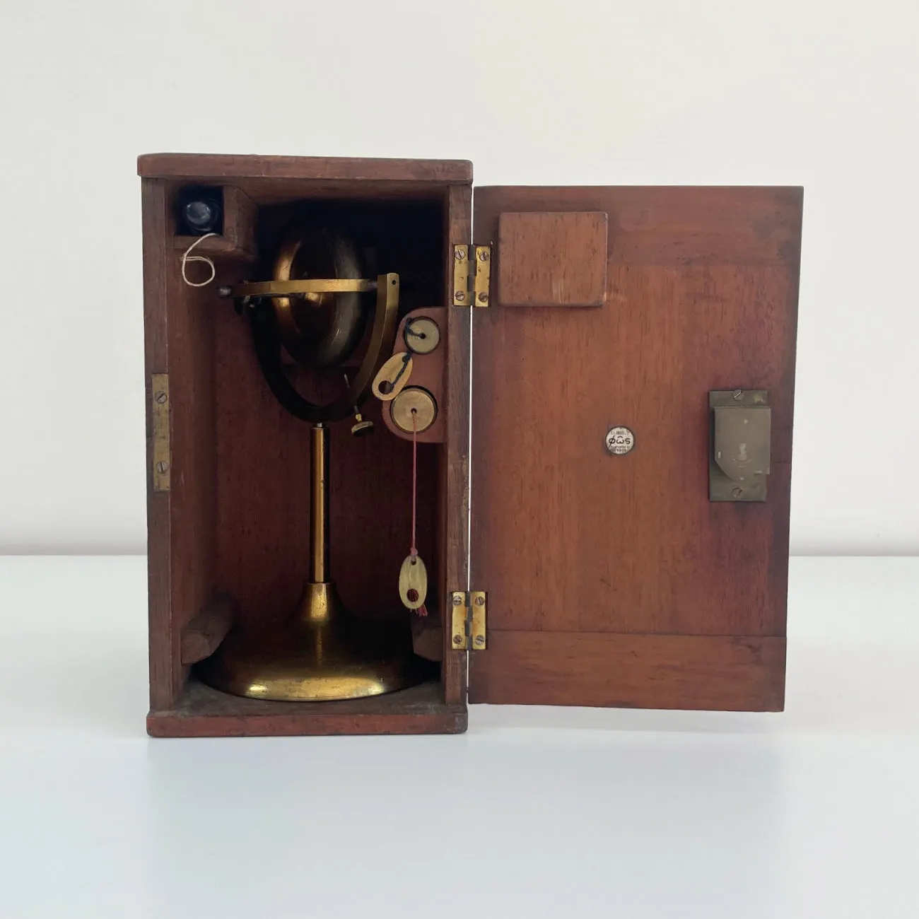 Victorian Cased Demonstration Gyroscope by Elliott Brothers London